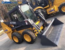 XCMG skid steer loader with multifunction attachment snow brush and snow shovel price