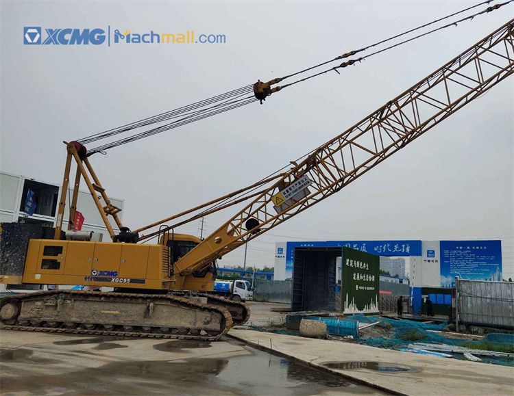 Xcmg Ton Crawler Crane Xgc With Catalog Pdf Machmall