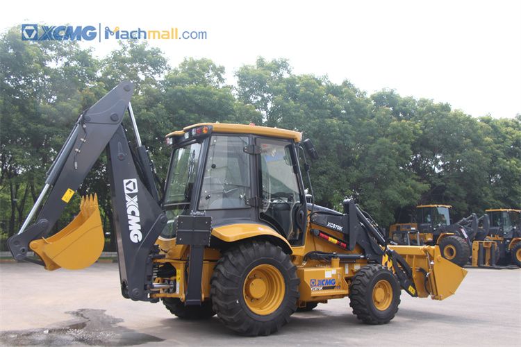 XCMG 4wd 82kw Backhoe Loader With Post Hole Digger For Sale MACHMALL