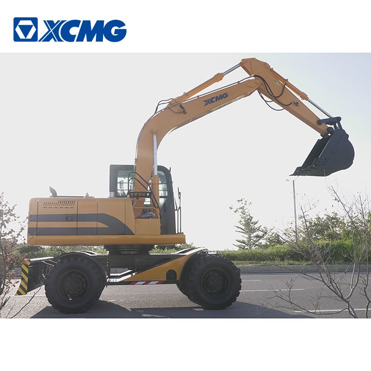 XCMG 12 ton wheel excavator HNE120W with Cummins engine for sale