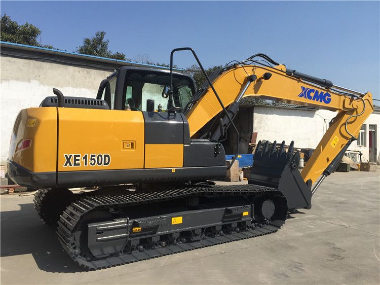 XCMG 15 Ton Excavators Machine XE155D With Excavator Hydraulic Hammer