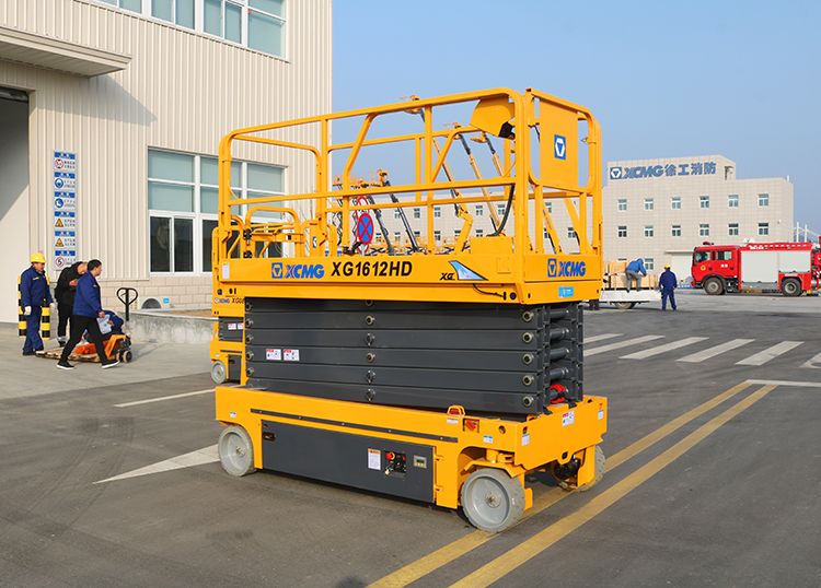 XCMG Official 16m Self Propelled Hydraulic Scissor Lift XG1612HD Aerial