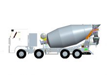 XCMG Factory G4802D Brand New Concrete Mixer Truck Fitted with Electric Motor