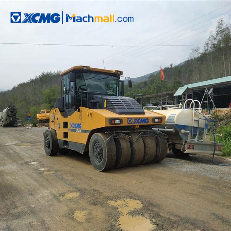 Xcmg Official Ton Pneumatic Tire Used Road Roller Xp Machmall