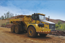 XCMG Official mining dump truck 6x6 40 ton  XDA40 articulated dump truck for sale