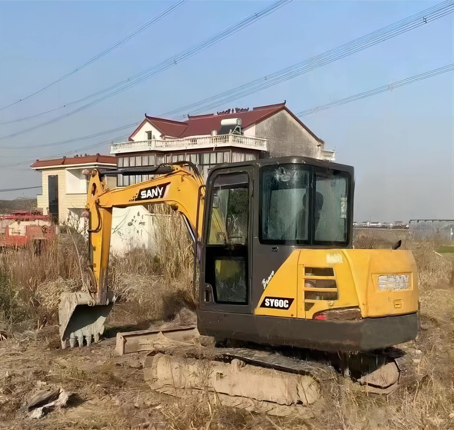 SANY SY60 Used Mini Excavator Small Excavation Equipment For Sale, MACHMALL