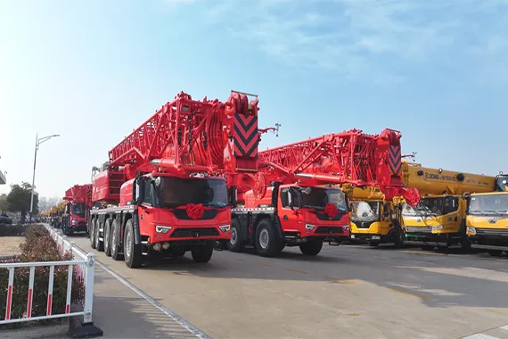 XCMG cranes set sail overseas, reaching new heights in the high-end market!