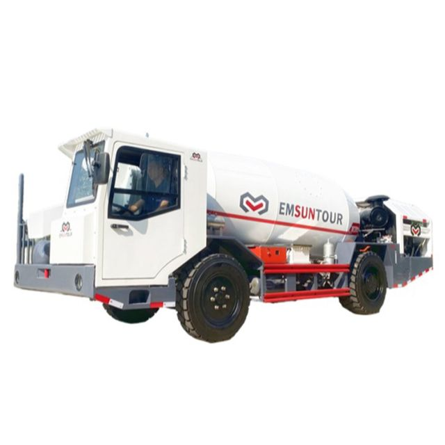 EMSUNTOUR 6 Cbm Underground Coal Mine Concrete Mixer Truck WC6BJ