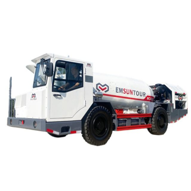 EMSUNTOUR 4 Cbm Underground Coal Mine Concrete Mixer Truck WC4BJ(A)