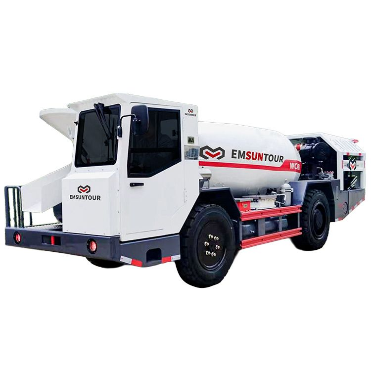 EMSUNTOUR 4 Cbm Underground Coal Mine Concrete Mixer Truck WC4BJ