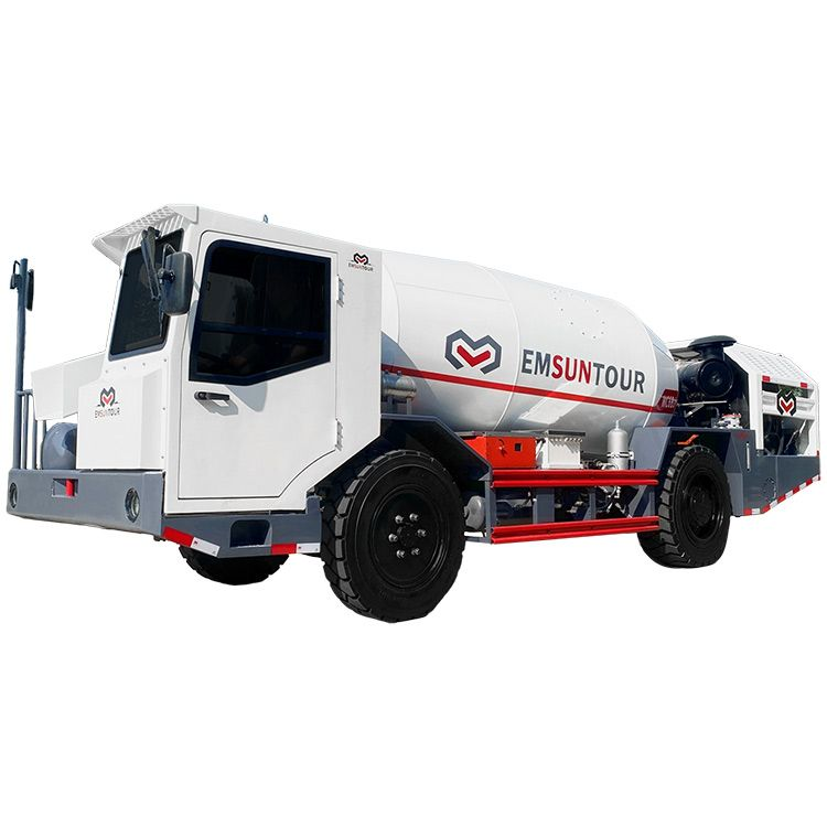 EMSUNTOUR 6 Cbm Underground Coal Mine Concrete Mixer Truck WC6BJ