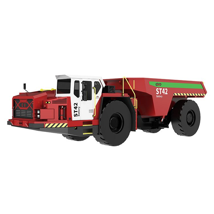 EMSUNTOUR Battery Electric 42 Ton Underground Mining Dump Truck ST42B