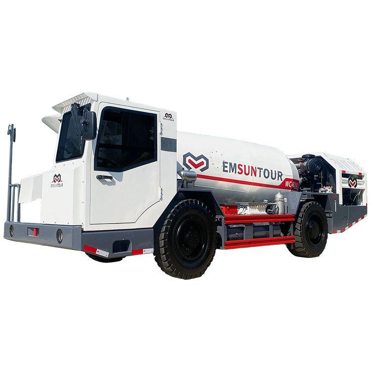 EMSUNTOUR 4 Cbm Underground Coal Mine Concrete Mixer Truck WC4BJ(A)