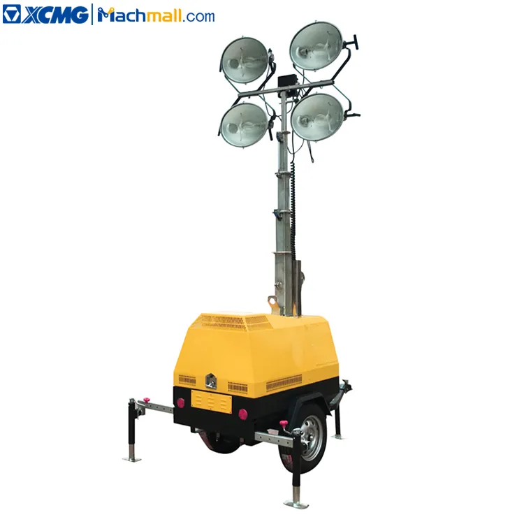 XCMG Official 7m Emergency Light 4VA4000 Telescopic Diesel Generator Light Tower price