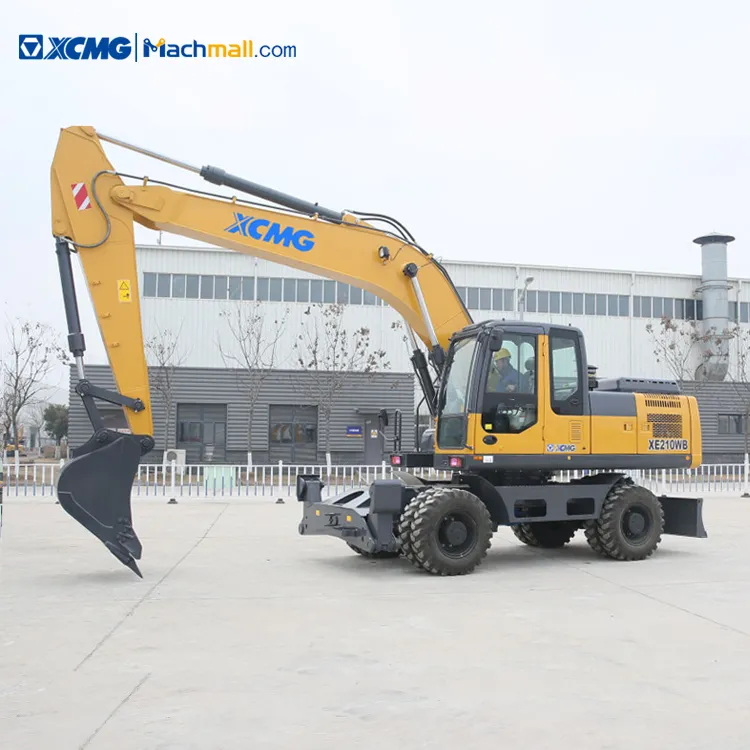 XCMG wheeled excavator 20 ton excavator with tires XE210WB price