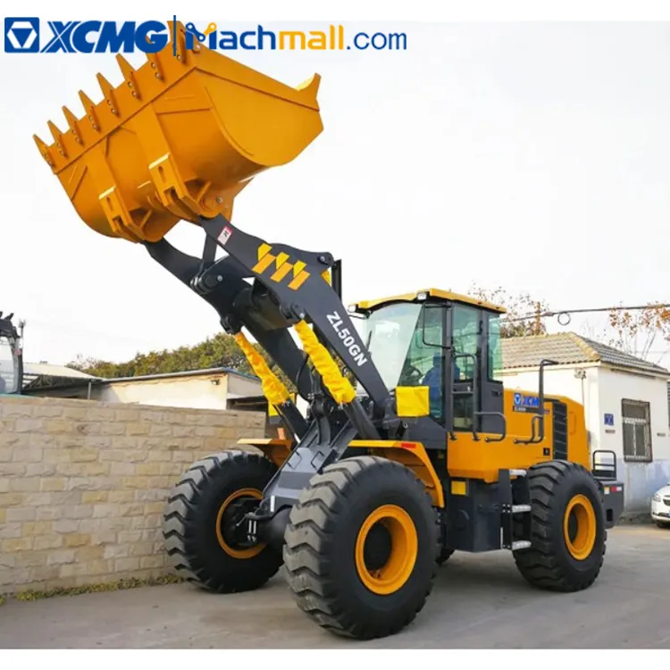 XCMG ZL50GN 5 ton wheel loader pilot control with fops&amp;rops cab on sale