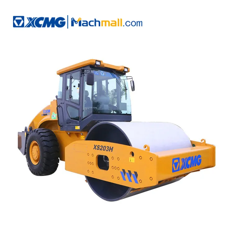 XCMG official 20 ton vibrating road compactor XS203H for sale