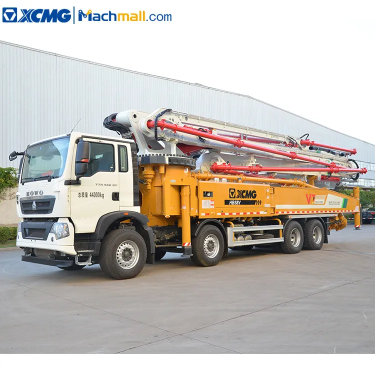 XCMG concrete pump machine diesel with HOWO chassis HB58V for sale