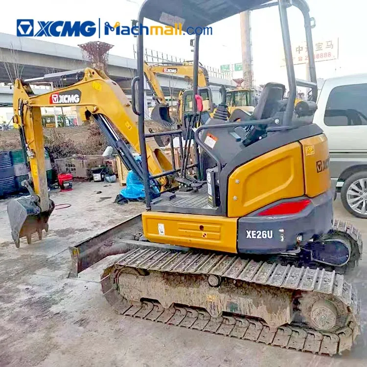 XCMG Used 2.6 Tons Mini Crawler Excavator XE26U