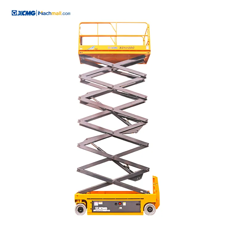 16m XCMG Manufacturer Aerial Working Platform XG1612DC Lifting Table Mobile Scissor Lift XG1612DC