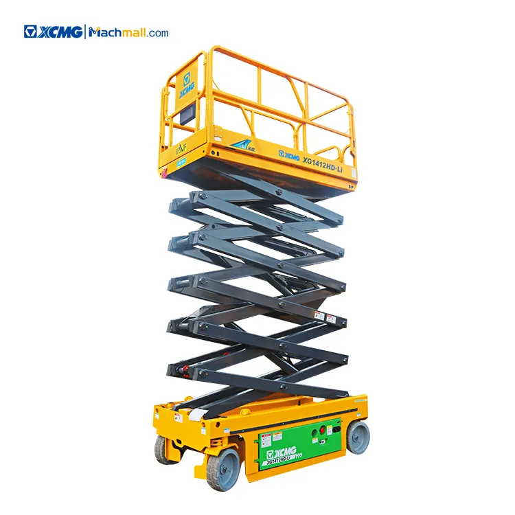 XCMG Hot Selling 14m XG1412HD-Li Mobile Scissor Lift Table Aerial Work Platform