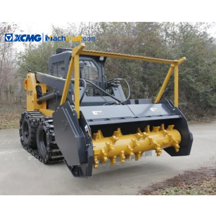 XCMG Skid Steer Loader with Forestry Mulcher with CE price