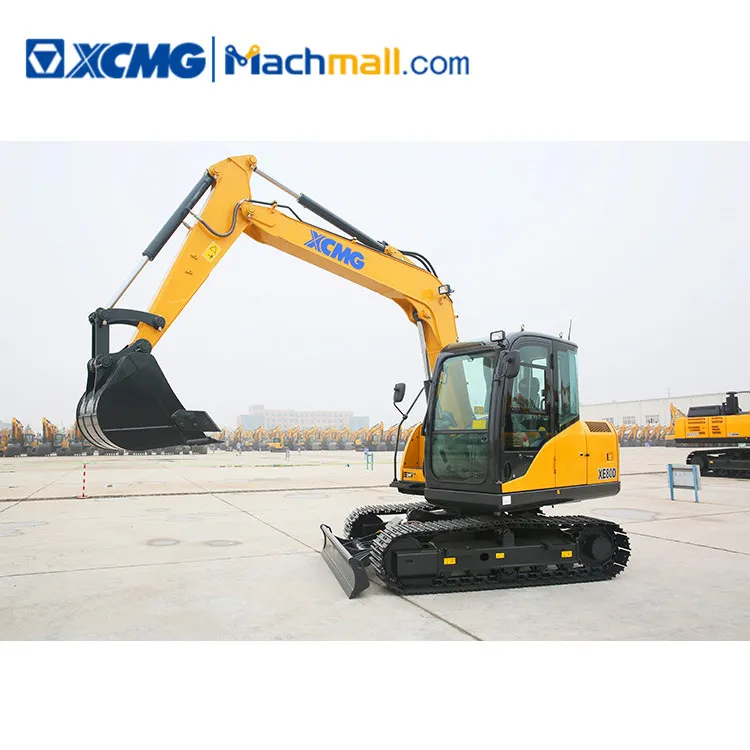 8 ton XCMG small crawler excavator XE80D for sale