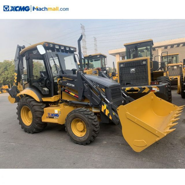 XCMG XC870K 2.5 ton new China tractor with loader and backhoe for sale