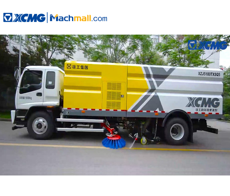 XCMG XZJ5160TXSD5 8 ton street road sweeper truck for sale