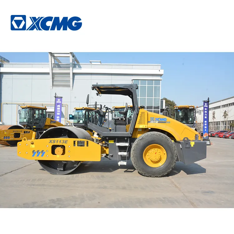 XCMG 10 Ton XS113E China Single Drum Vibratory Road Roller for Sale