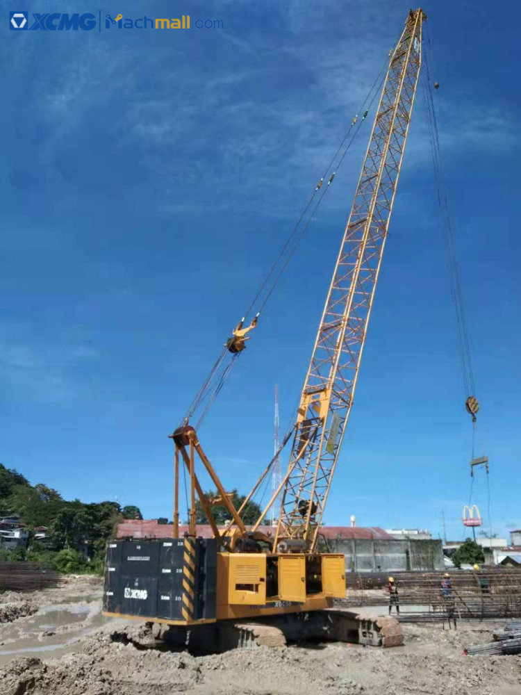 XCMG XGC55 50 ton crawler crane for sale, MACHMALL