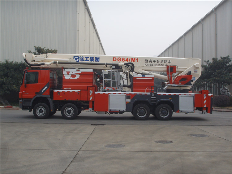 XCMG official 54m new aerial ladder fire truck DG54M1 water telescopic ...