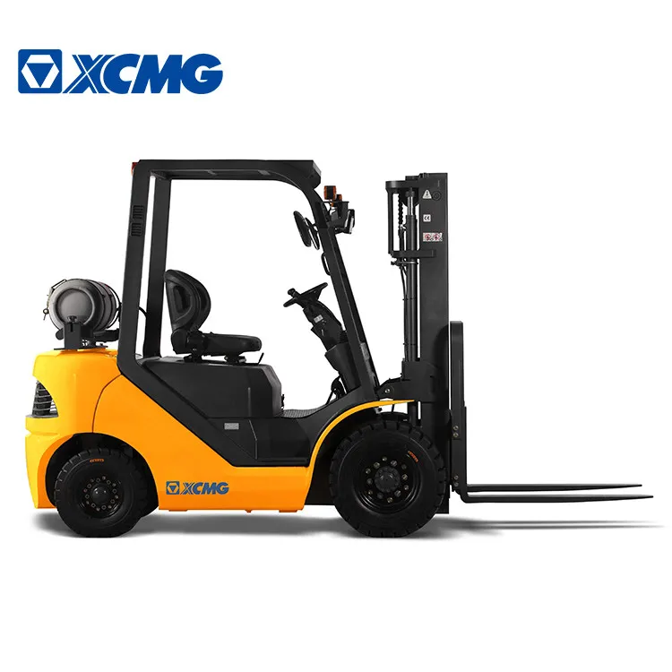 XCMG Fork Lift Trucks 2.5 Ton Gas Forklifts Engine 5000 LB LPG Forklift Propane Machine FGL25T Price