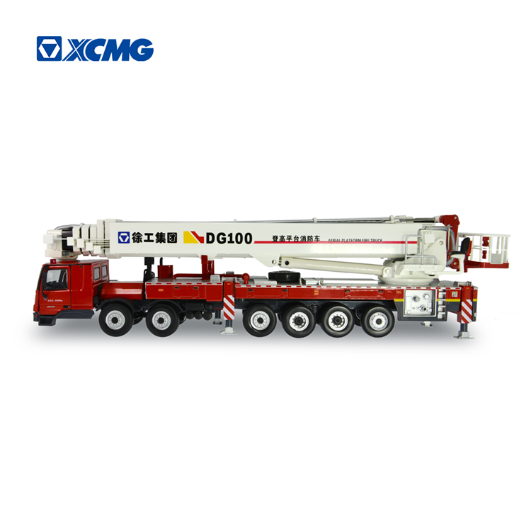 XCMG fire fighting truck DG100 aerial platform fire truck model toy for ...