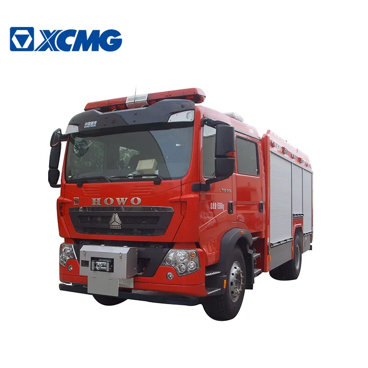 XCMG official 5 ton 4x2 foam fire truck PM50F2 with howo chassis price