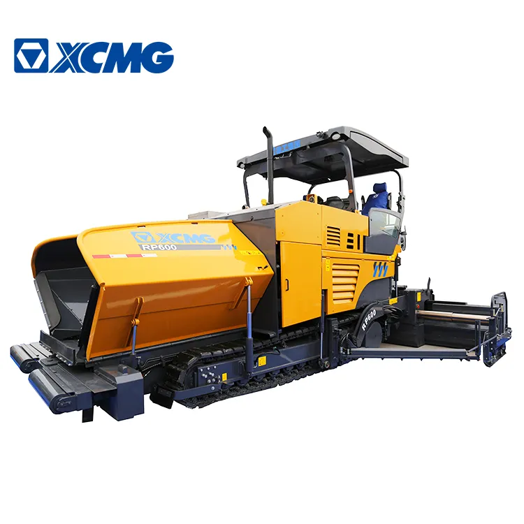 XCMG official 6m width asphalt paver RP600 china hydraulic crawler asphalt paver machine price