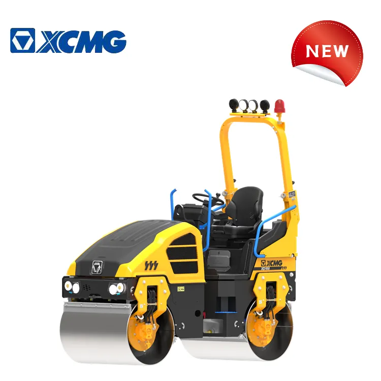 XCMG official manufacturer mini vibratory roller road roller XD100 for sale