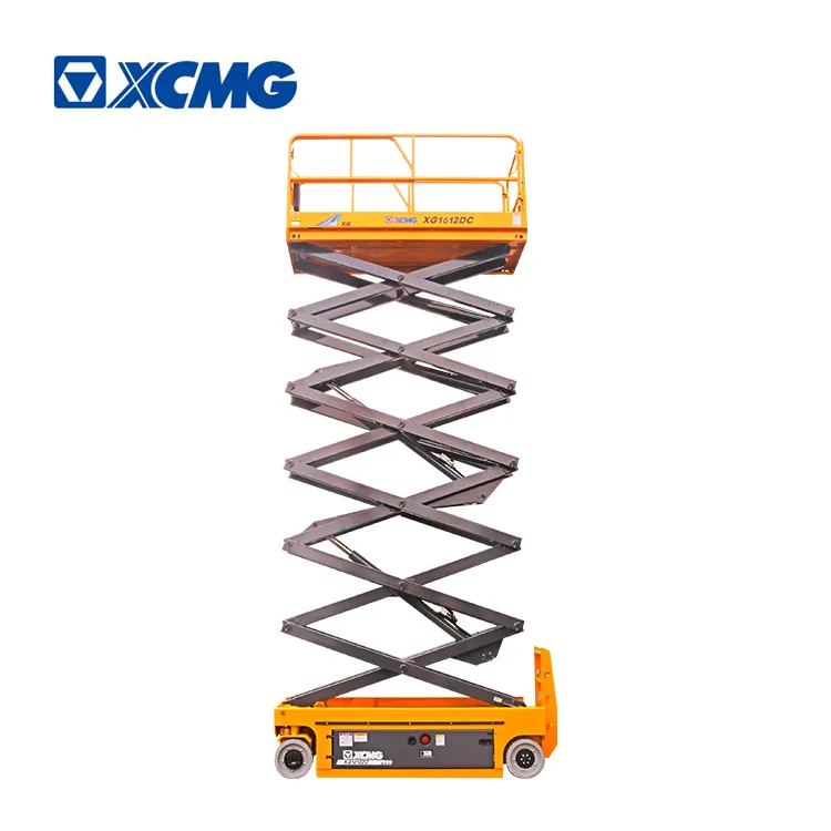 XCMG official manufacturer 16m china electric scissor lift equipment XG1612DC factory price for sale