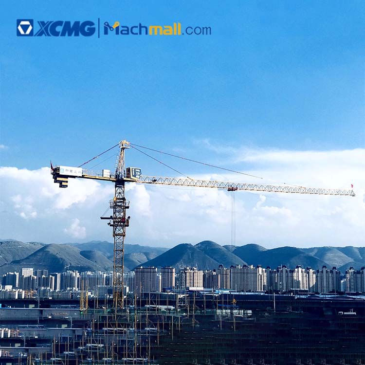 China cheap price XGA6013-8S topkit tower crane 60m arm length with attach for sale