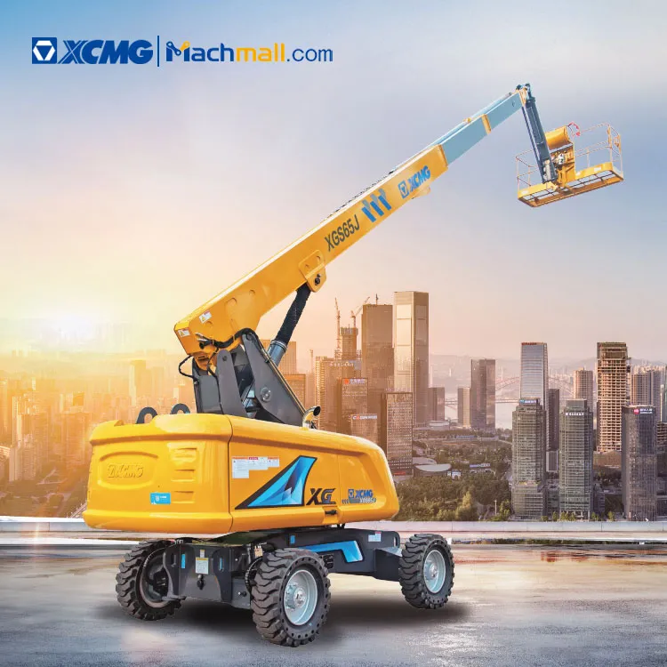 XCMG factory 22m Mobile Elevating Work Plaform XGS65J telescopic boom lift for sale