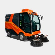 Four wheeled pure suction sweeper DX2000 for sale