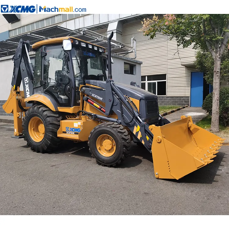 XCMG mini 2.5 ton backhoe excavator loader XC870K with 4in1 bucket price