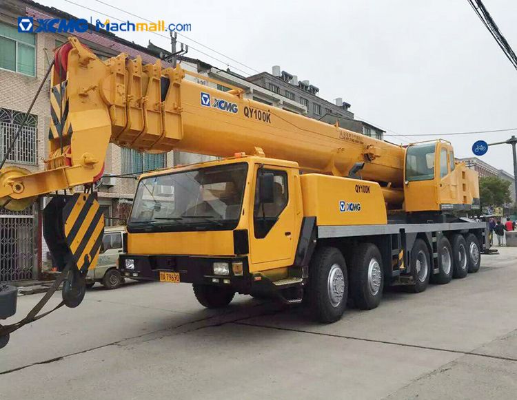 XCMG 100 ton QY100K construction crane for sale, MACHMALL