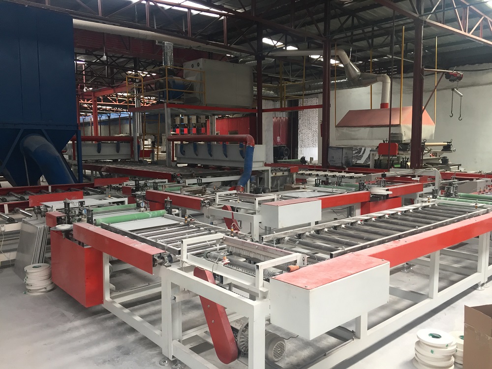 Gypsum Board Laminating Production Line Laminating Gypsum Board Machine