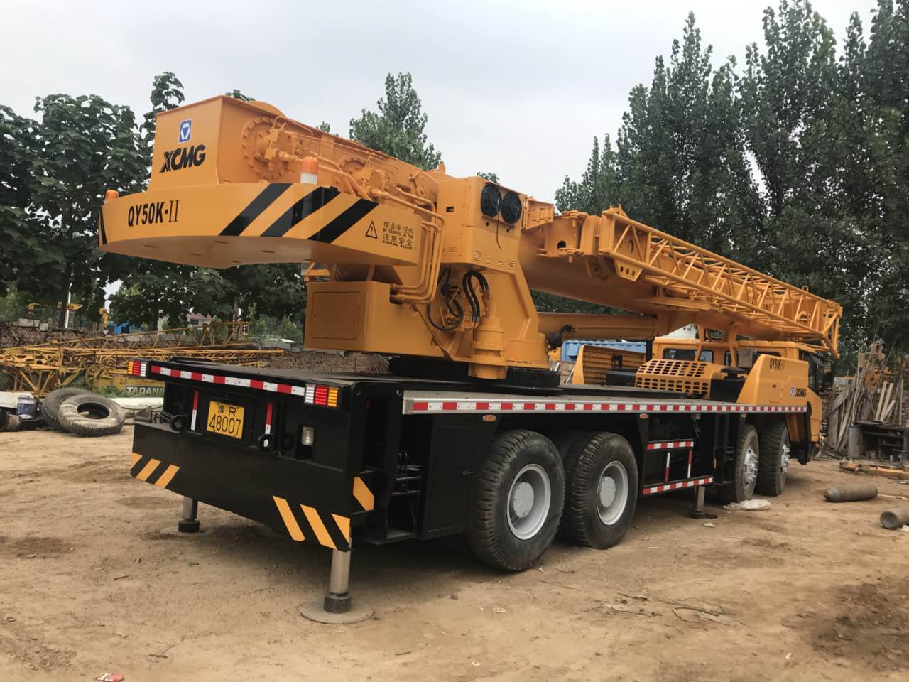 50 ton truck crane QY50K-II used hydraulic motor mobile crane with advanced