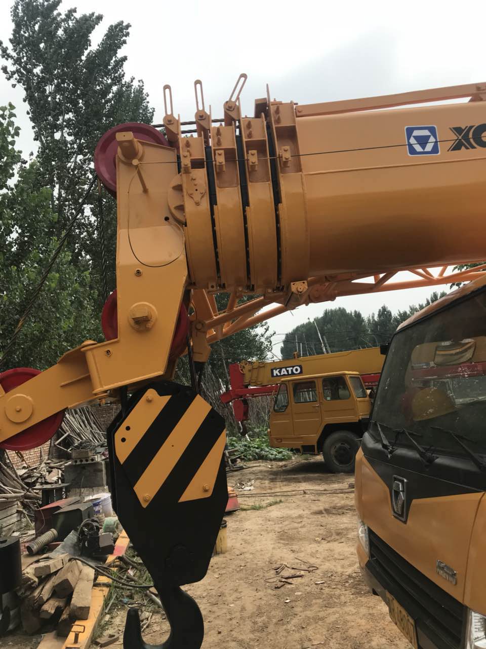 50 ton truck crane QY50K-II used hydraulic motor mobile crane with advanced