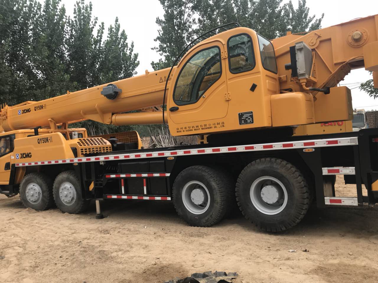 50 ton truck crane QY50K-II used hydraulic motor mobile crane with advanced