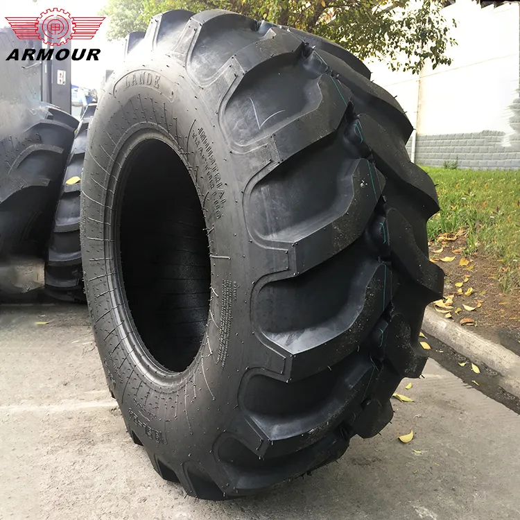 16.9-24 R4A W15L rim 429mm width Armour excavator tires for Integral backhoe loaders price