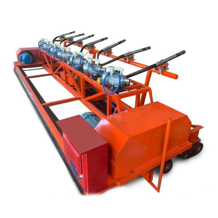 Integrated gasoline paving and vibrating machine for concrete pavement