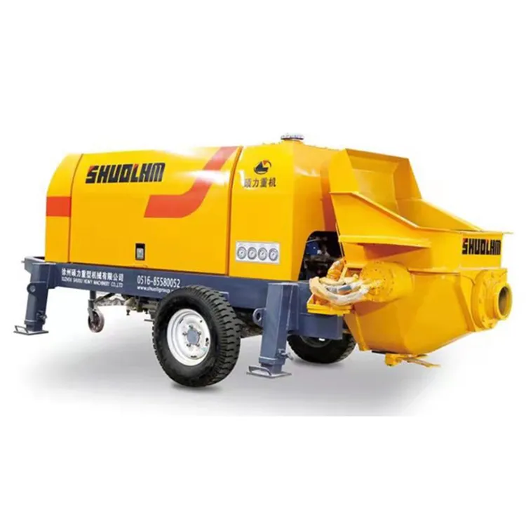 China shuoli 40m3/h motor trailer concrete pump for fine stone XHBTS30 price